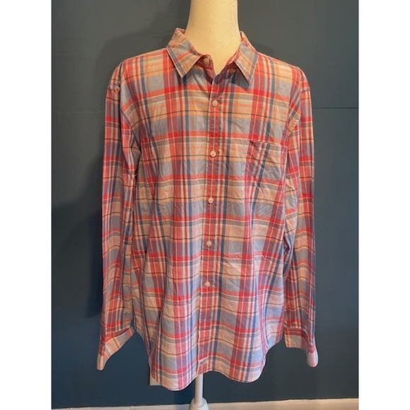 Vineyard Vines Men XL Slim Fit Murray 100% Cotton Plaid‎ - Picture 1 of 5